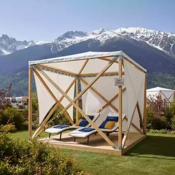 Аренда Шатер с лежаками Enigma в Rixos Krasnaya Polyana — ART SPACE