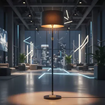 Аренда Светильник торшер черный в VK Stadium Sirius — ART SPACE