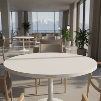 Аренда Столешница круглая Werzalit D700 белая в Sport Inn Hotel & Wellness — ART SPACE