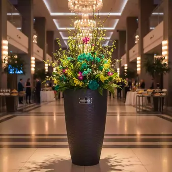 Аренда Кашпо для цветов Prosperplast Rato Tubus 15,5 7,5 л венге в Mercure Сочи Центр — ART SPACE
