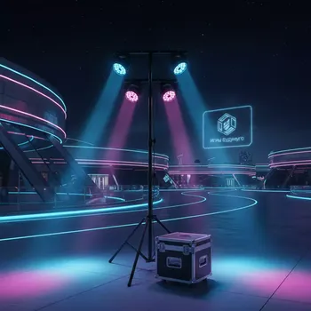 Аренда Стойка с 4 LED прожекторами Involight SBL 1000 в Skypark Sochi — ART SPACE