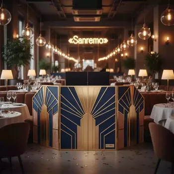 Аренда Ширма фасад для диджея в ресторане «Sanremo» — ART SPACE