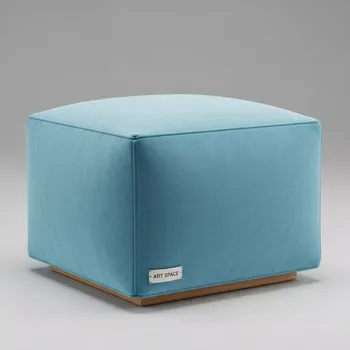 Аренда Пуф прямоугольный небесно голубой в Omega Sirius — ART SPACE