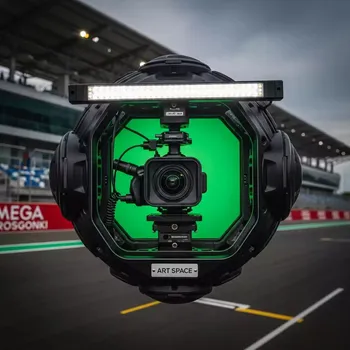 Аренда Спиннер видео 360 комплект с хромакеем и освещением в Omega Sirius — ART SPACE