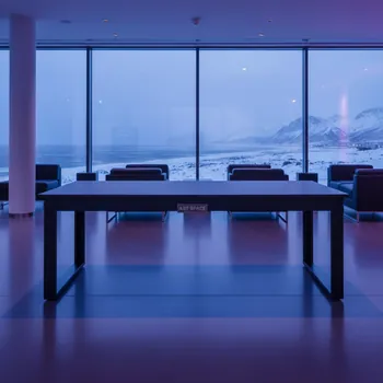 Аренда Стол пластиковый Ares 140 черный 1400х800х750 мм в Radisson Collection Paradise — ART SPACE
