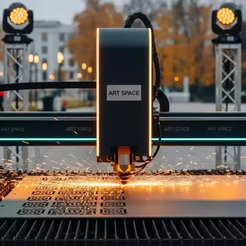 Аренда Станок лазерной резки листового металла Linzlaser MFSC 3015 6000 W в Stella di Mosca — ART SPACE