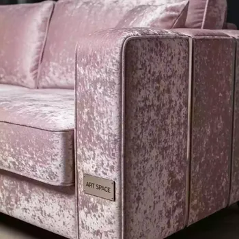 Аренда Диван silver pink Andrian на вилле «Анна» — ART SPACE