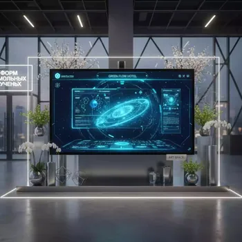 Аренда Интерактивная панель InterTouch CS 86 дюймов в Green Flow Hotel — ART SPACE