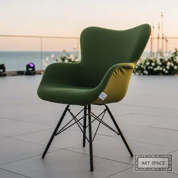 Аренда Чехол Е03 на стул Eames оливковый в Grand Karat Sochi — ART SPACE