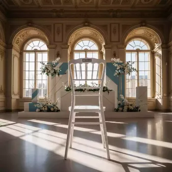 Аренда Стул Кьявари Bride пластик белый на вилле «Анна» — ART SPACE