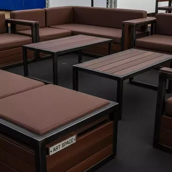 Аренда Комплект мебели T256A S59A W53 Brown на пляжных клубах Хосты — ART SPACE