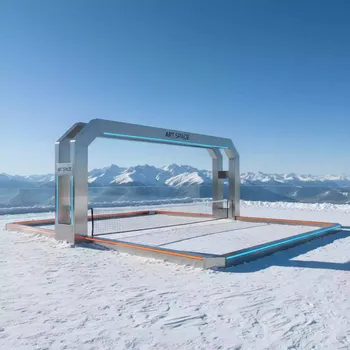 Аренда Игра футбольный теннис на площадке Rosa Peak (2320м) — ART SPACE