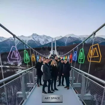 Аренда Тимбилдинг новогодний в Skypark Sochi — ART SPACE