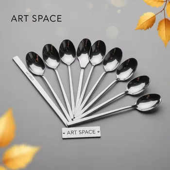Аренда Ложка чайная эконом нержавеющая сталь в отеле «Богатырь» — ART SPACE