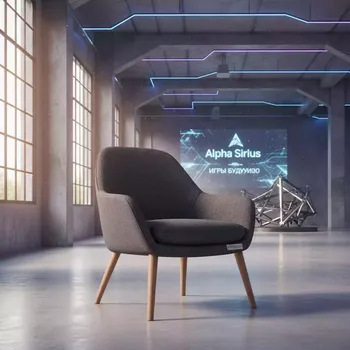 Аренда Стул Канани деревянные ножки угольно серый в Alpha Sirius — ART SPACE