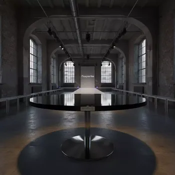 Аренда Стол Eames черный в ресторане «Плакучая Ива» — ART SPACE