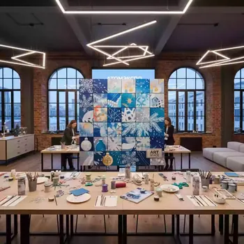 Аренда Мастер класс создание новогоднего панно в лофте «Студия 21» — ART SPACE