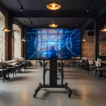 Аренда Интерактивная панель ViewSonic IFP7532 в ресторане «Плакучая Ива» — ART SPACE