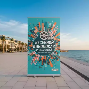 Аренда Стенд Ролл Ап на Имеретинской Набережной — ART SPACE