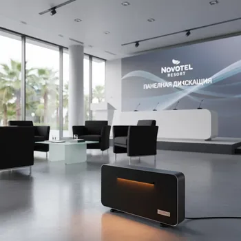 Аренда Обогреватель инфракрасный электрический напольный Floor Black в Novotel Resort — ART SPACE
