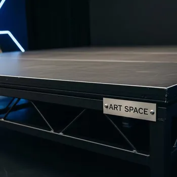 Аренда Сцена односкатная 12х10 черная в санатории «Октябрьский» — ART SPACE