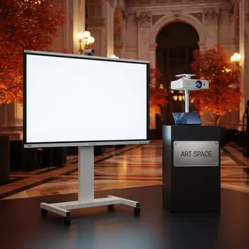 Аренда Доска интерактивная Classic Solution CS IR 85Tu с проектором Optoma X309ST в комплексе Sea Galaxy — ART SPACE