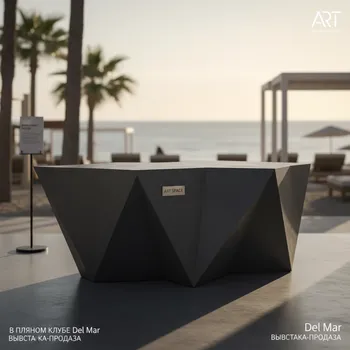 Аренда Столешница Jagged в пляжном клубе Del Mar — ART SPACE