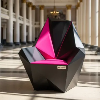 Аренда Стул розовый черный Gem в Зимнем театре — ART SPACE