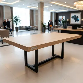 Аренда Стол Милан 160 см Лента лиственница в отеле Radisson Lazurnaya — ART SPACE
