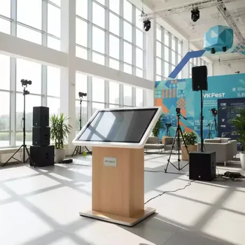 Аренда Стойка интерактивная сенсорная LR Эко 55 в санатории «Черноморье» — ART SPACE