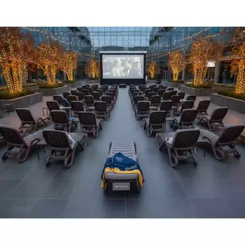 Аренда Шезлонг пластиковый Royal Family MARK коричневый без матраса в Mercure Сочи Центр — ART SPACE