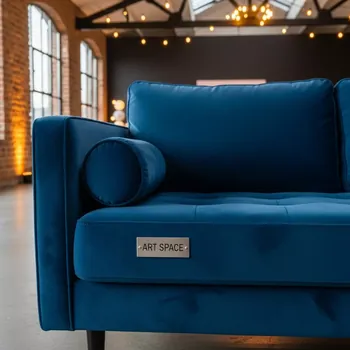 Аренда Диван двухместный Caprice blue в Boutique Hotel PORTUM 1905 — ART SPACE