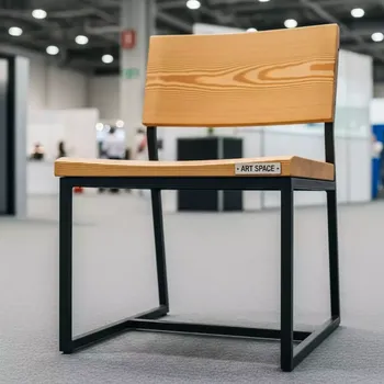 Аренда Стул Лофт сосна в ледовом дворце «Роза Хутор» — ART SPACE