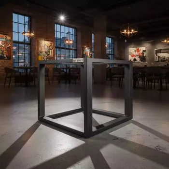 Аренда Подстолье стальное 1022EM в ресторане «Баран-Рапан» — ART SPACE