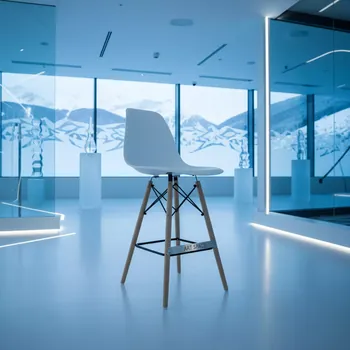 Аренда Стул Eames DSW барный белый в Гранд Отель Поляна — ART SPACE
