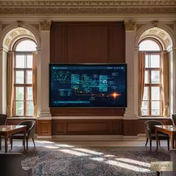 Аренда Интерактивная панель Prestel TSP 4K863 86 дюймов в Boutique Hotel PORTUM 1905 — ART SPACE