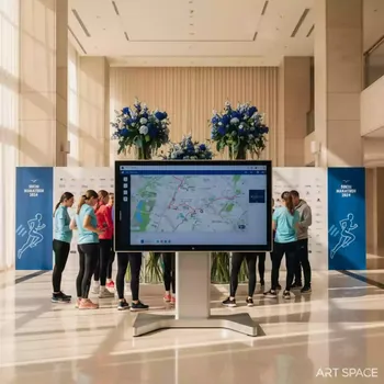 Аренда Комплект интерактивный EliteBoard WR 84A24С в Radisson Collection Paradise — ART SPACE