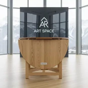 Аренда Стол деревянный складной Truva 70 на курорте «Газпром» (Альпика) — ART SPACE