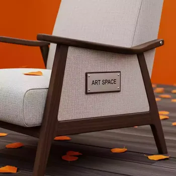Аренда Кресло Elegance деревянное с обивкой в санатории «Русь» — ART SPACE