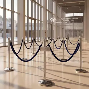 Аренда Столбики оградительные в Керлинговом центре «Ледяной куб» — ART SPACE