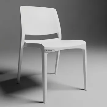 Аренда Стул Гунде белый пластик в пляжном клубе Del Mar — ART SPACE