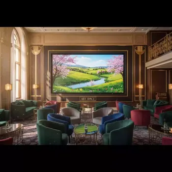 Аренда Интерактивная панель EDFLAT LITE EDF110LT01 110 дюймов в Boutique Hotel PORTUM 1905 — ART SPACE