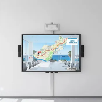 Аренда Комплект интерактивная доска SMART Board M787V с проектором EXD 203STW и креплением SBM777EXD 102ST на территории Морпорта Сочи — ART SPACE