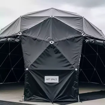 Аренда Шатер Кайт 6х6 черный на Сочи Автодроме — ART SPACE