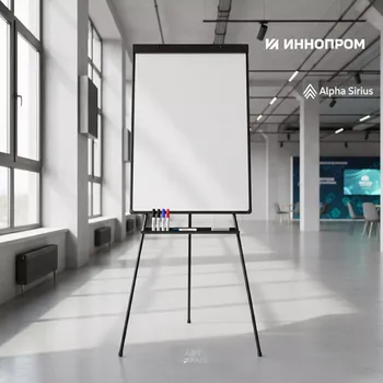 Аренда Флипчарт складной белый 685х1000 в Alpha Sirius — ART SPACE