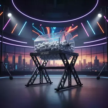 Аренда Лототрон напольный на раскладных ажурных опорах в Alpha Sirius — ART SPACE