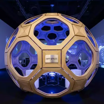 Аренда Шатры квадросфера деревянные из клееного бруса в Зимнем театре — ART SPACE
