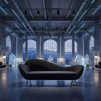 Аренда Диван Swan черный в отеле Radisson Lazurnaya — ART SPACE