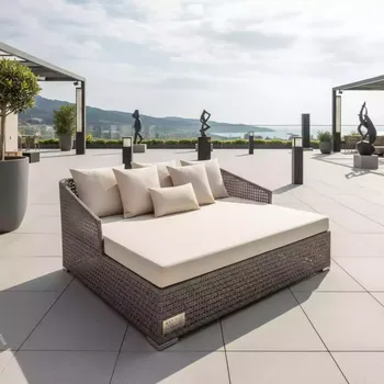 Аренда Кушетка плетеная с подушками Synthesis в Novotel Resort — ART SPACE