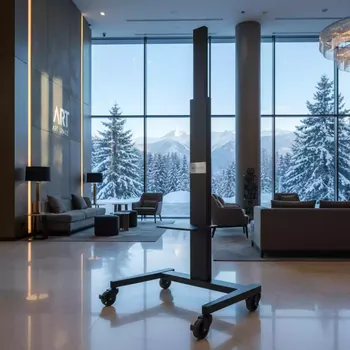 Аренда Стойка мобильная NexTouch NextMobi ECO 55 75 в Swissôtel Resort Sochi Kamelia — ART SPACE